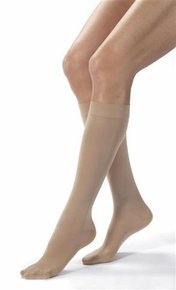 Jobst Anti-embolism Stockings, Knee High, Extra-Large, Black, Closed Toe