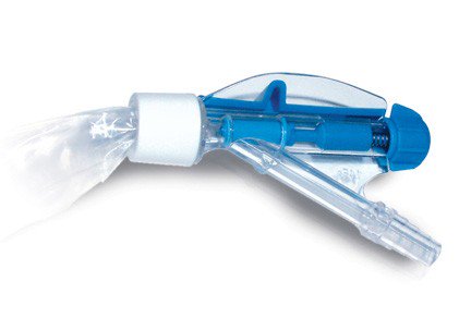 Portex SuctionPro 72™ T-Piece Style Closed Suction Catheter, Tracheostomy Type