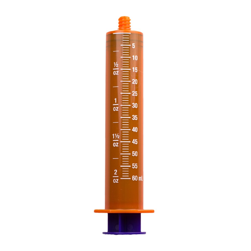 Oral Medication Syringe Vesco 60 mL Enfit Tip Without Safety