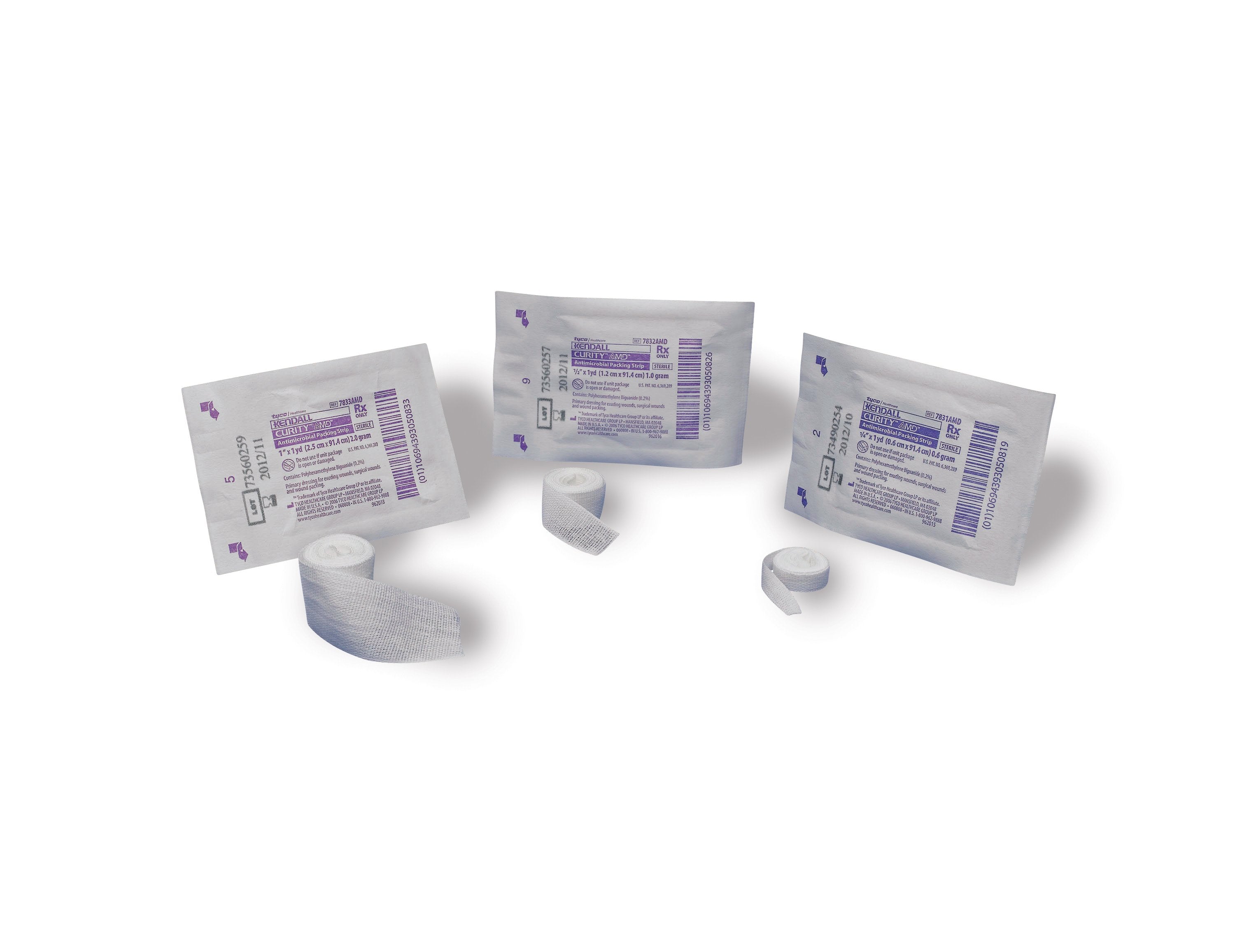 Curity™ AMD™ PHMB Wound Packing Strip, 1 Inch x 1 Yard – SurfMed