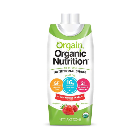 Orgain Organic Nutrition™ Strawberry Nutritional Shake, 11-ounce carton