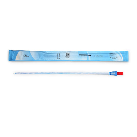 Cure Ultra Urethral Catheter, 18 Fr., Male, Coud