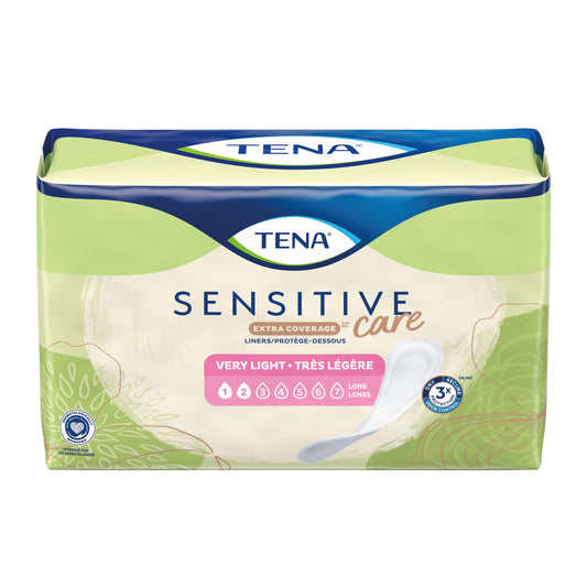 Tena Sensitive Care™ Extra Coverage Very Light Incontinence Liner