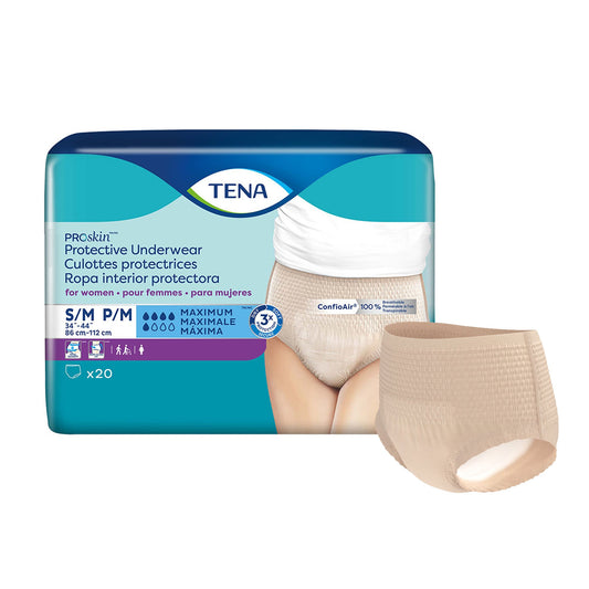 Tena ProSkin™ Maximum Absorbent Underwear for Women, Small / Medium