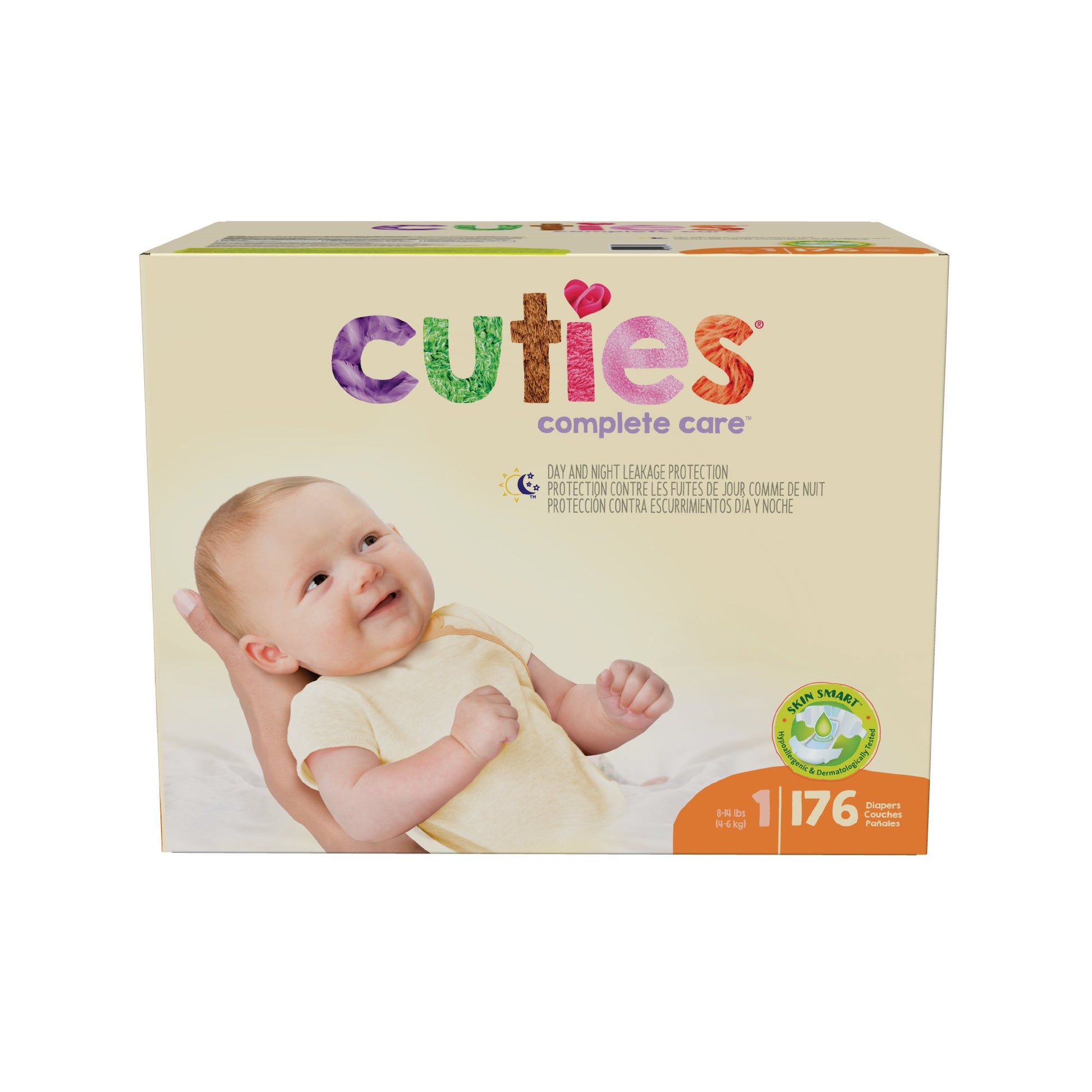 Cuties Complete Care Diaper, Size 1