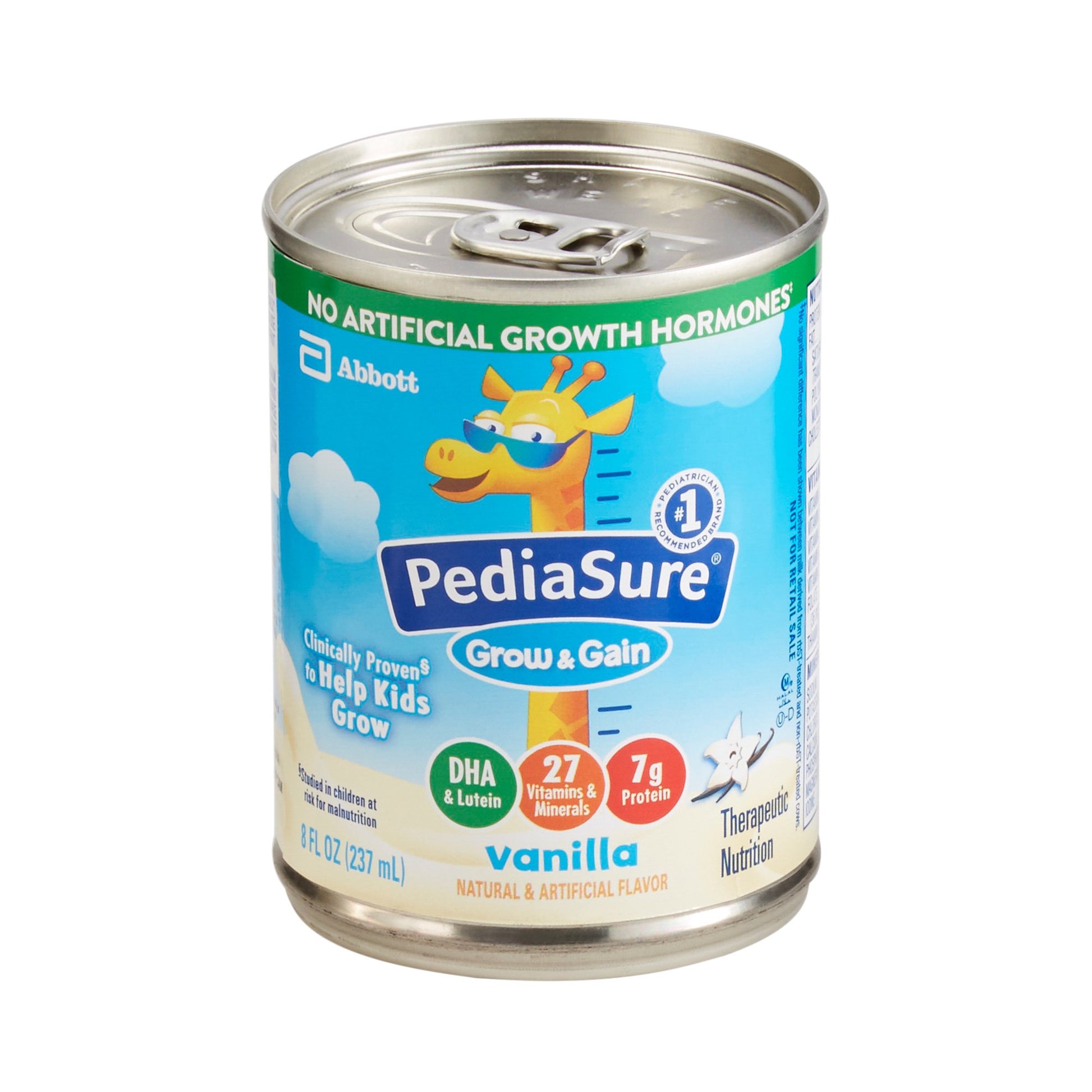 PediaSure Grow & Gain Therapeutic Nutrition, Vanilla, 8-ounce Can