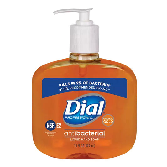 Dial Antimicrobial Soap, 16-ounce Pump Bottle