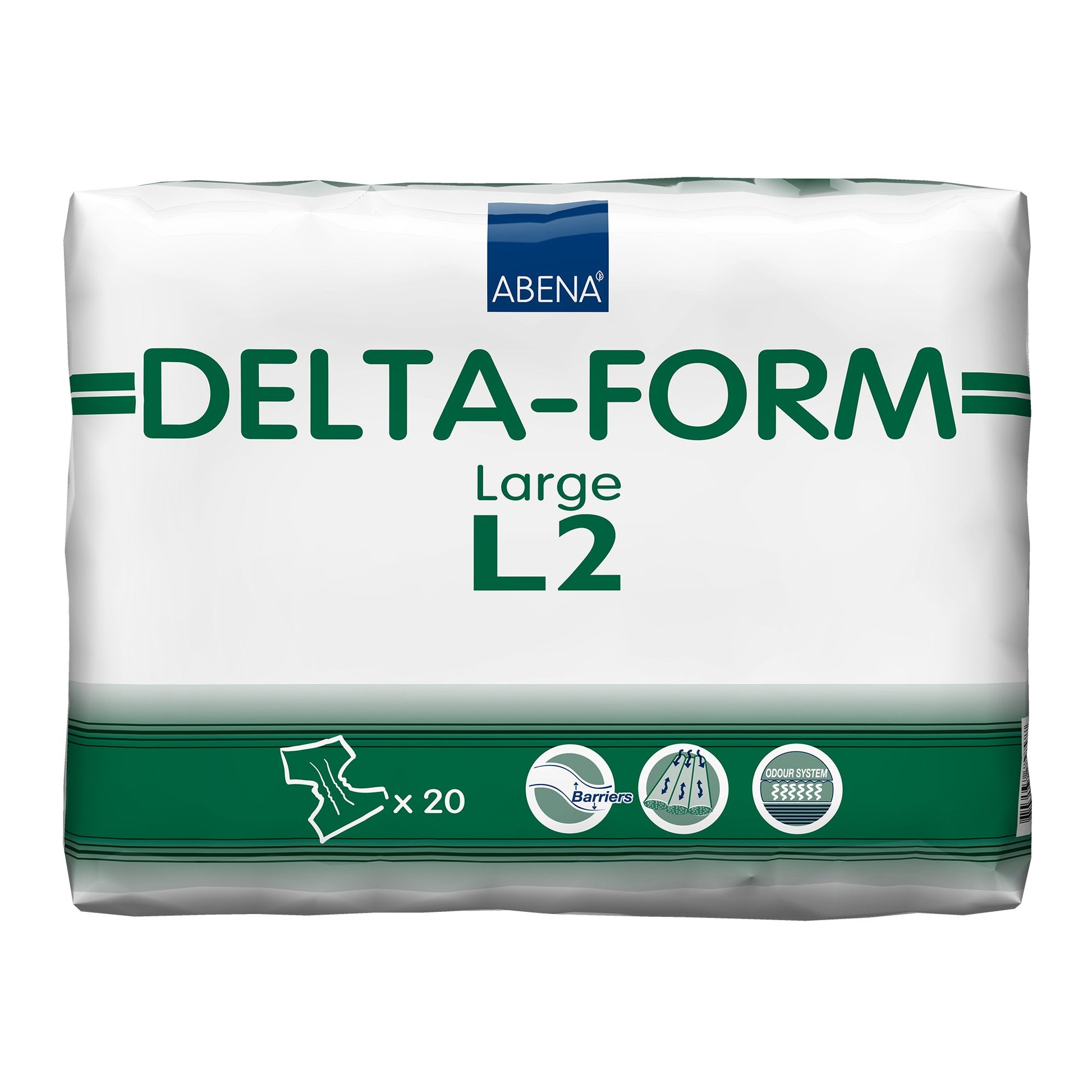 Abena Delta-Form L2 Incontinence Brief, Large