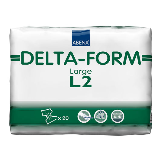 Abena Delta-Form L2 Incontinence Brief, Large