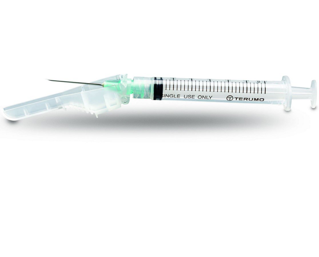 SurGuard 1 mL Syringe with Needle, 25 Gauge, 5/8 Inch Length