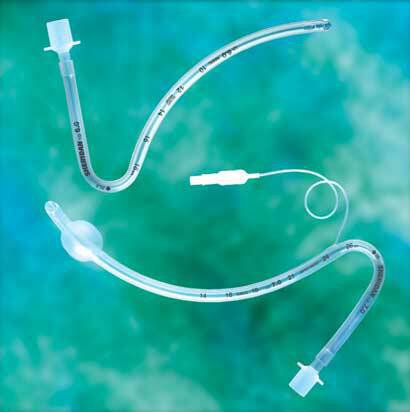 Uncuffed Endotracheal Tube Sheridan Preformed™ 234 mm Length Curved 4.0 mm ID Pediatric Murphy Eye
