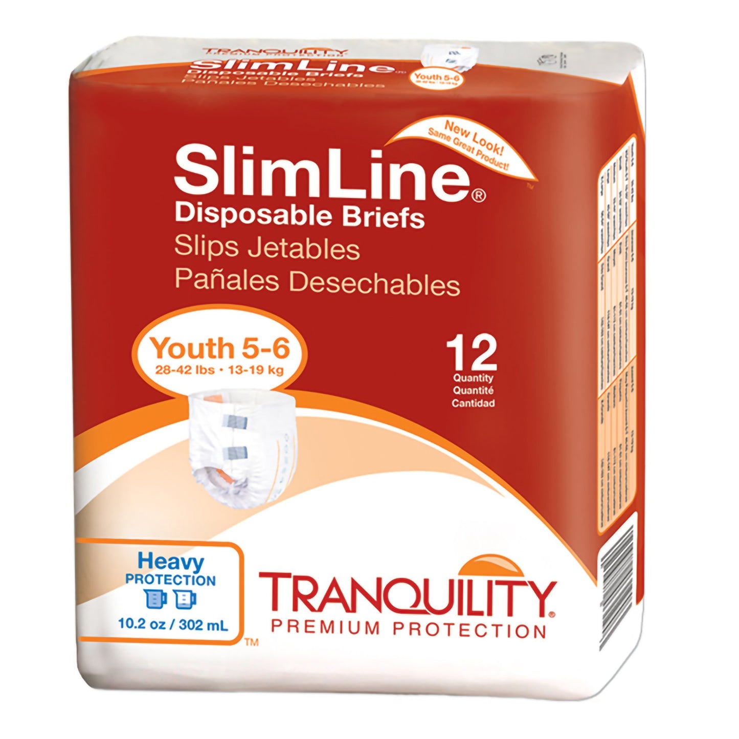 Tranquility SlimLine Incontinence Brief, Junior