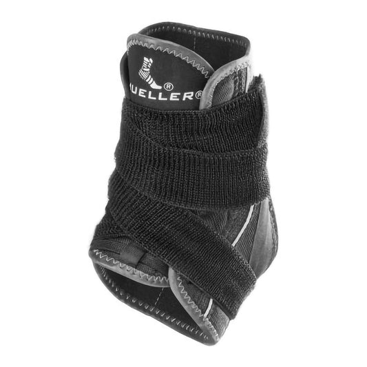 Ankle Support Mueller Hg80 Medium Hook and Loop Strap Closure / Lace-Up Foot