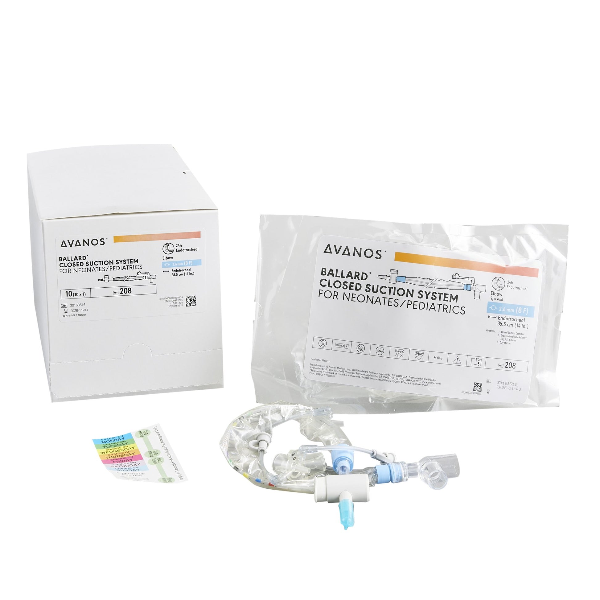 Ballard Trach Care™ Neonatal Tracheostomy Elbow, 14 Inch