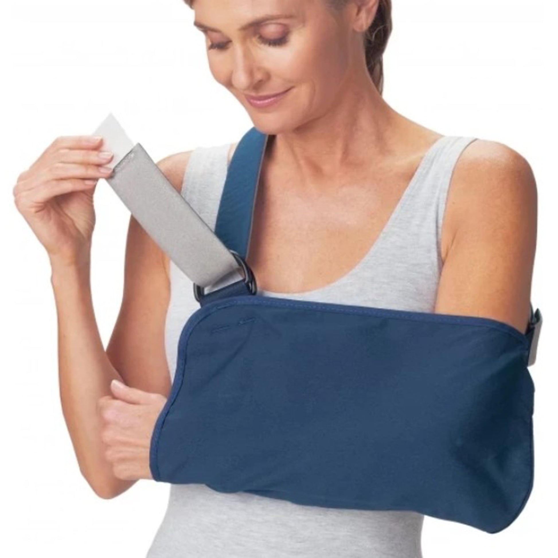 ProCare Navy Blue Cotton / Polyester Arm Sling, Small