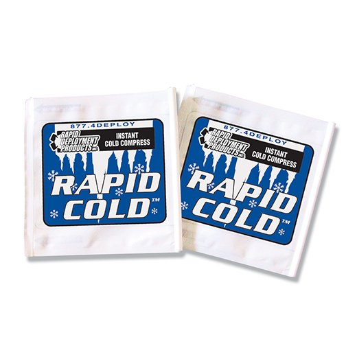 Instant Cold Pack Rapid Cold™ General Purpose Large 5-1/2 X 10-1/2 Inch Plastic / Ammonium Nitrate / Water Disposable