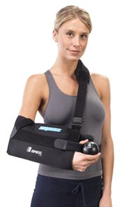 Shoulder Immobilizer SlingShot 2 X-Large, 16.5 - 17.5 Inch Forearm Circumference Airmesh Buckle Closure