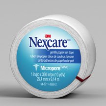 3M™ Nexcare™ Micropore™ Paper Medical Tape, 1 Inch x 10 Yard, White