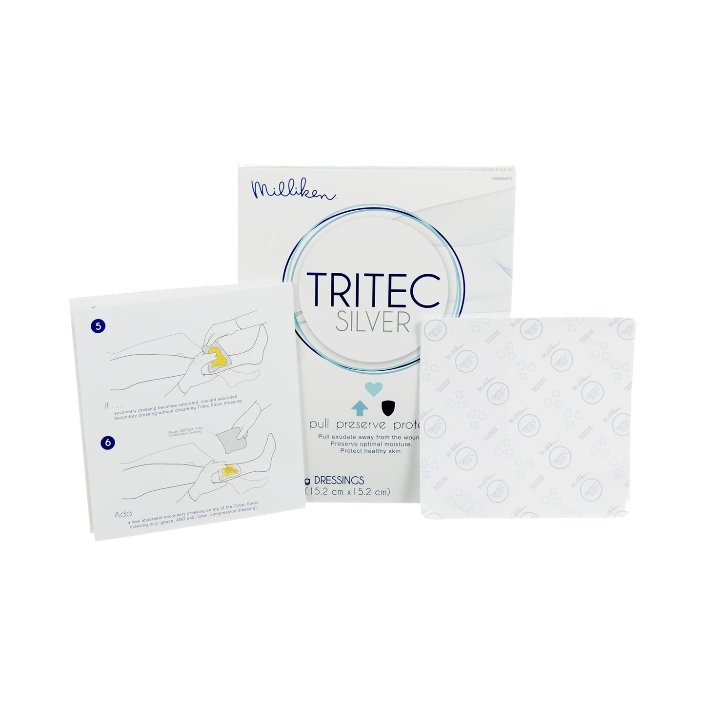 Tritec™ Silver Dressing, 6 x 6 Inch