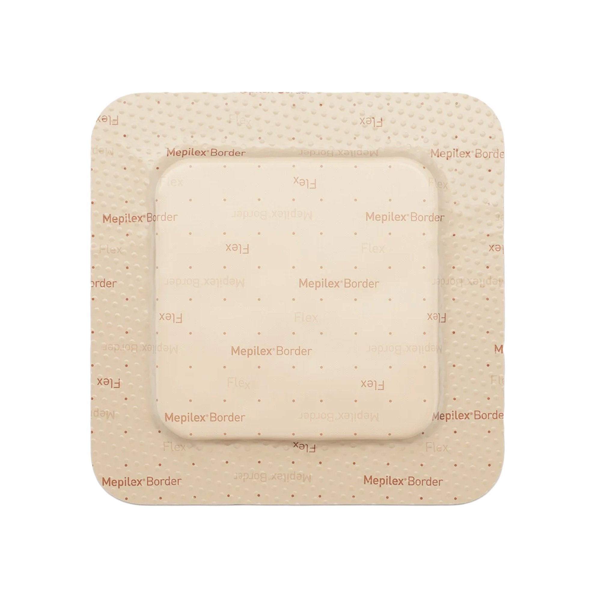 Mepilex Border Flex Adhesive with Border Foam Dressing, 4 x 4 Inch ...