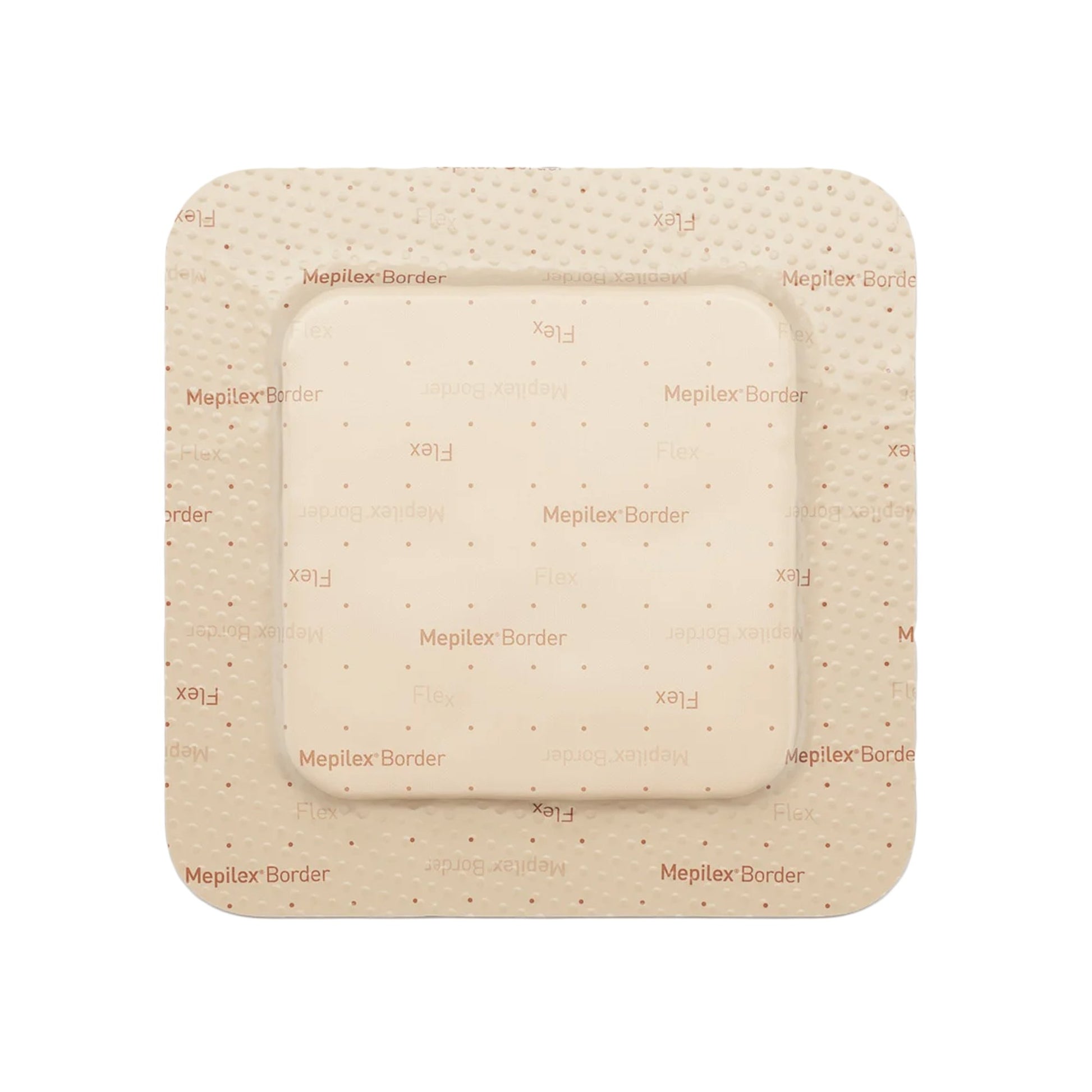 Mepilex Border Flex Adhesive with Border Foam Dressing, 4 x 4 Inch