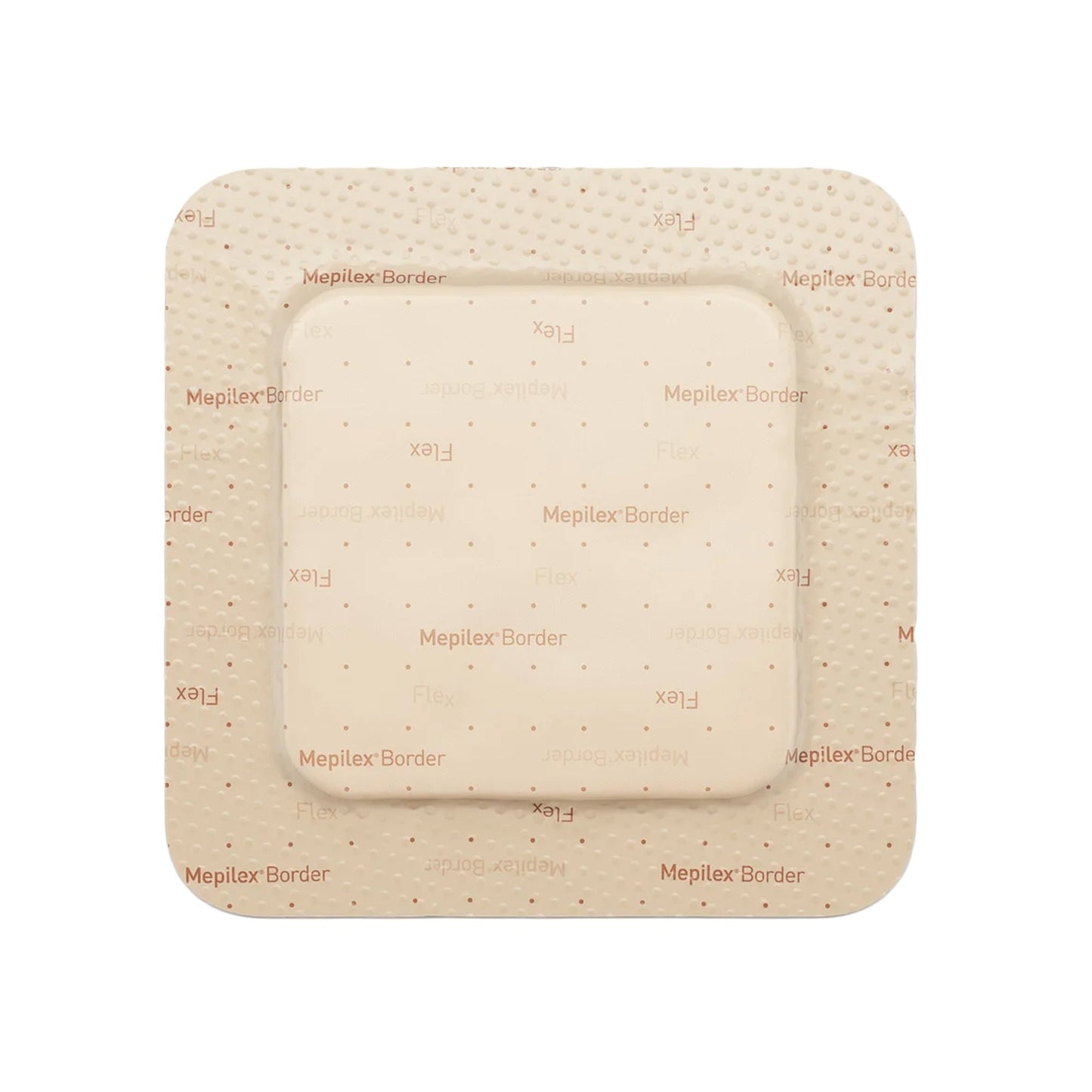 Mepilex Border Flex Adhesive with Border Foam Dressing, 4 x 4 Inch
