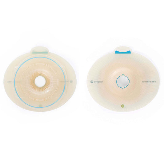 SenSura Mio Flex Convex Light Ostomy Barrier, 28 mm Stoma Opening, Red Match