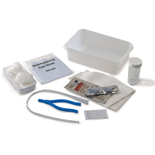 Curity™ Intermittent Catheter Tray, Vinyl, Open