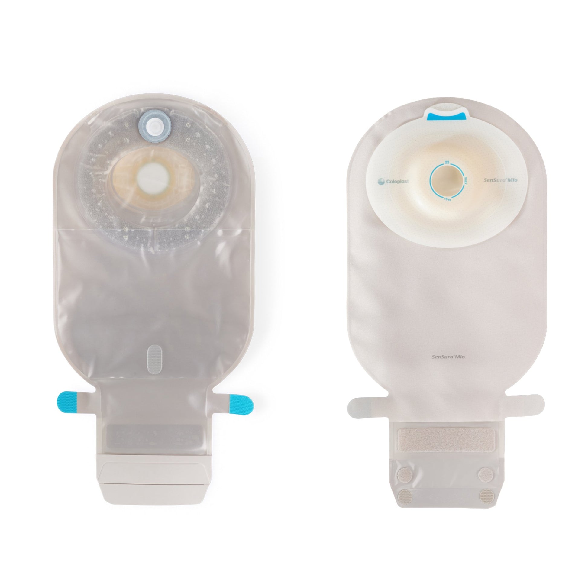 SenSura Mio Convex Light 1-Piece Transparent Ostomy Pouch, 25 mm Stoma