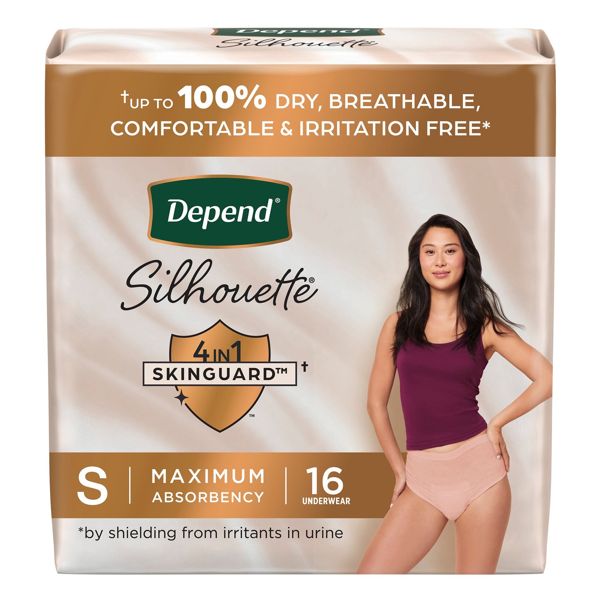 Depend Silhouette Maximum Absorbency Underwear, Small