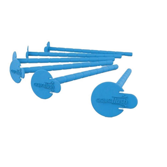 Stoma Stopper Aquaflush 14 Fr., Silicone, Blue