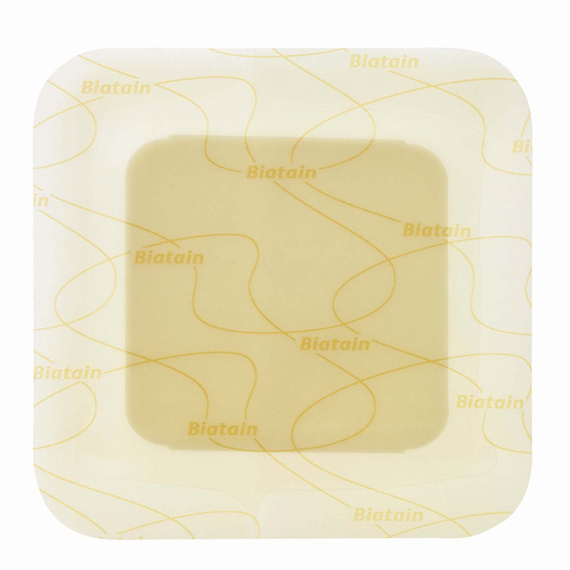 Biatain Hydrocolloid Adhesive with Border Foam Dressing, 4 x 4 Inch