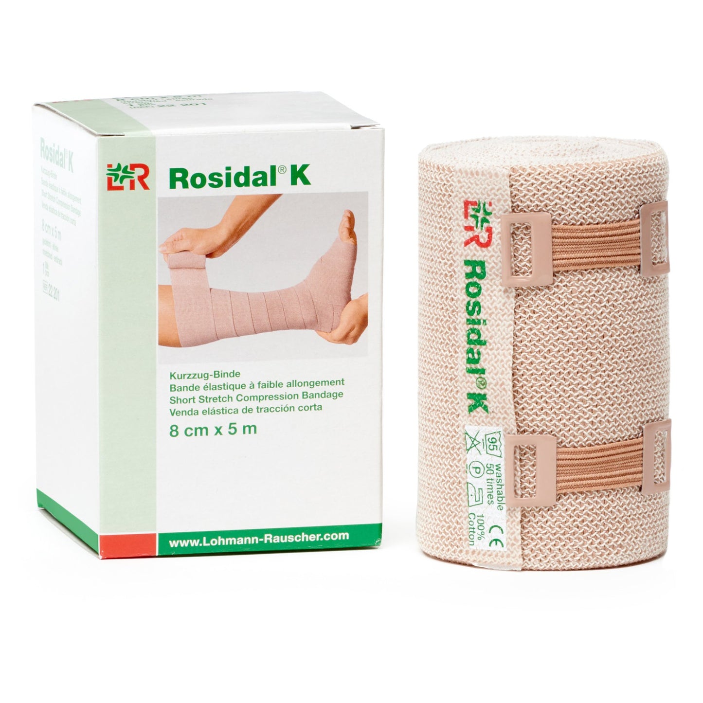 Rosidal K Compression Bandage, 8 Centimeter x 5 Meter