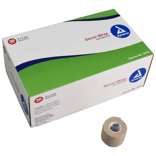 Sensi-Wrap Self-adherent Closure Cohesive Bandage, 2 Inch x 5 Yard
