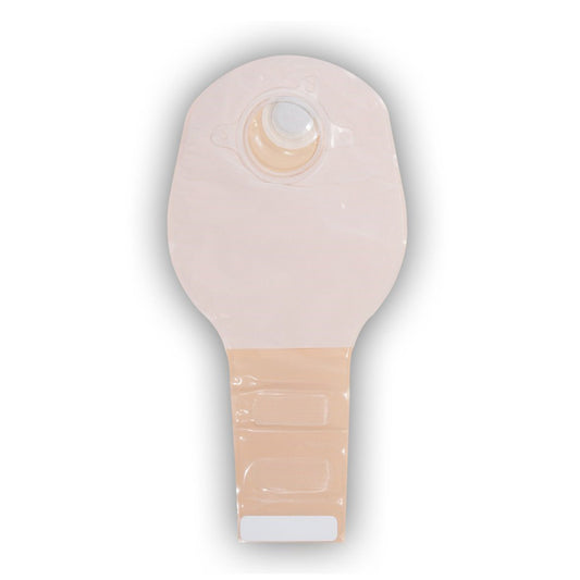 Sur-Fit Natura Two-Piece Opaque Ostomy Pouch, 12-Inch Length, 1.25 Inch Flange