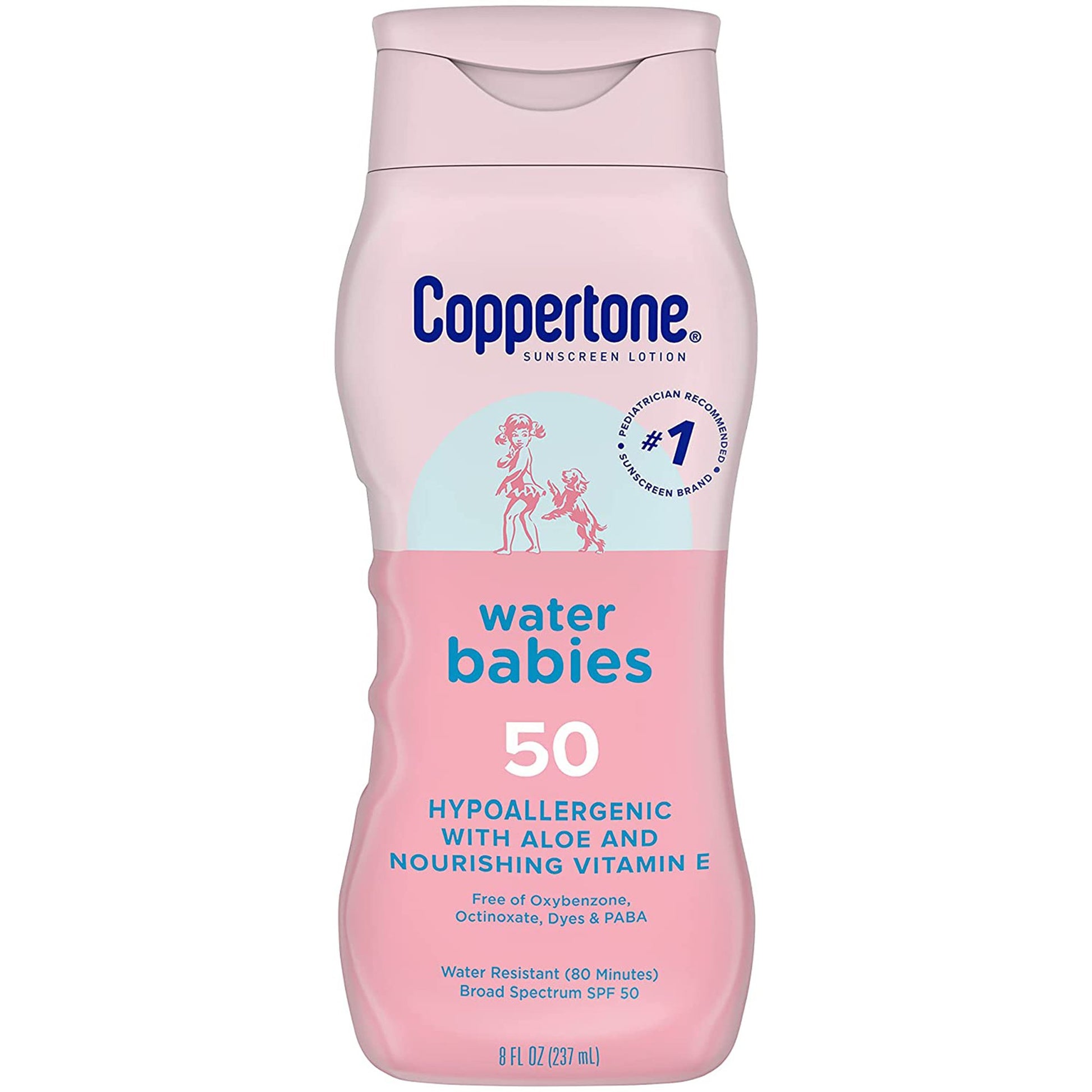 Coppertone Water Babies SPF 50 Sunscreen Lotion, 8 oz.