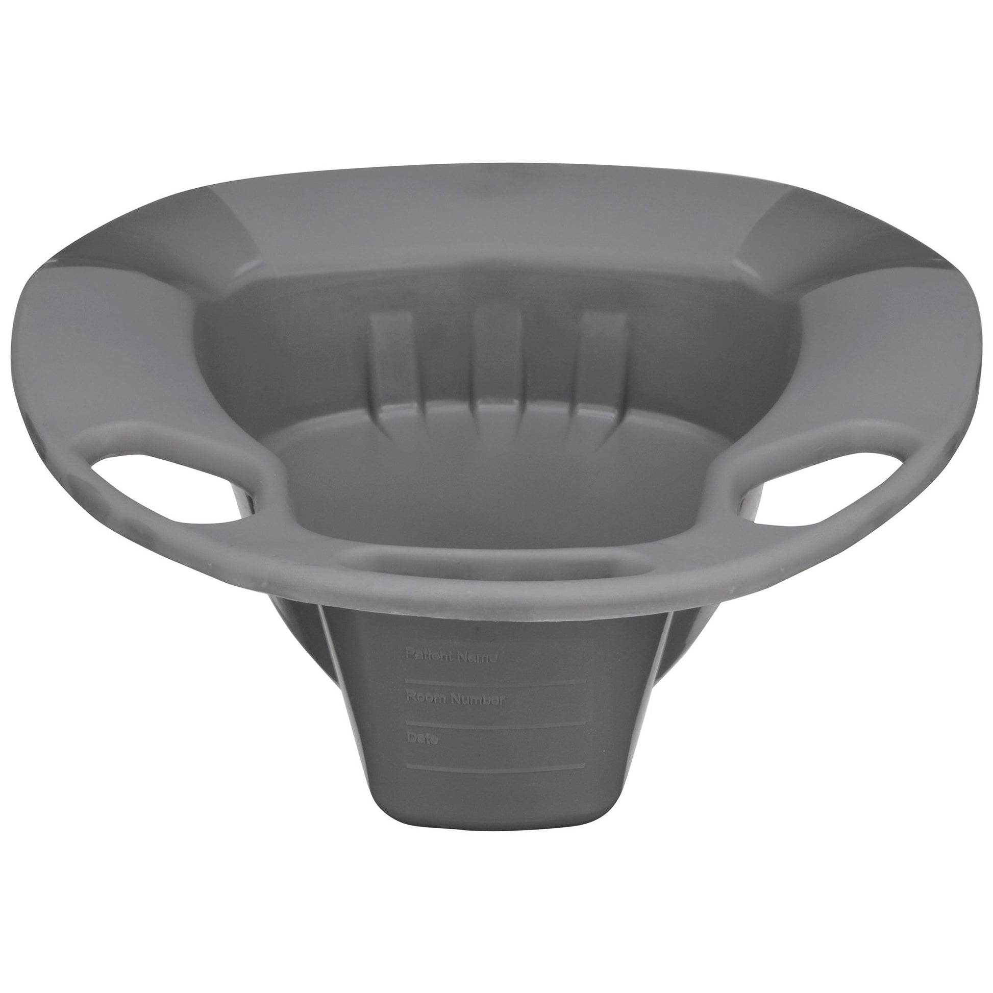 McKesson Stackable Bedpan, nonstick Plastic, Graphite Color