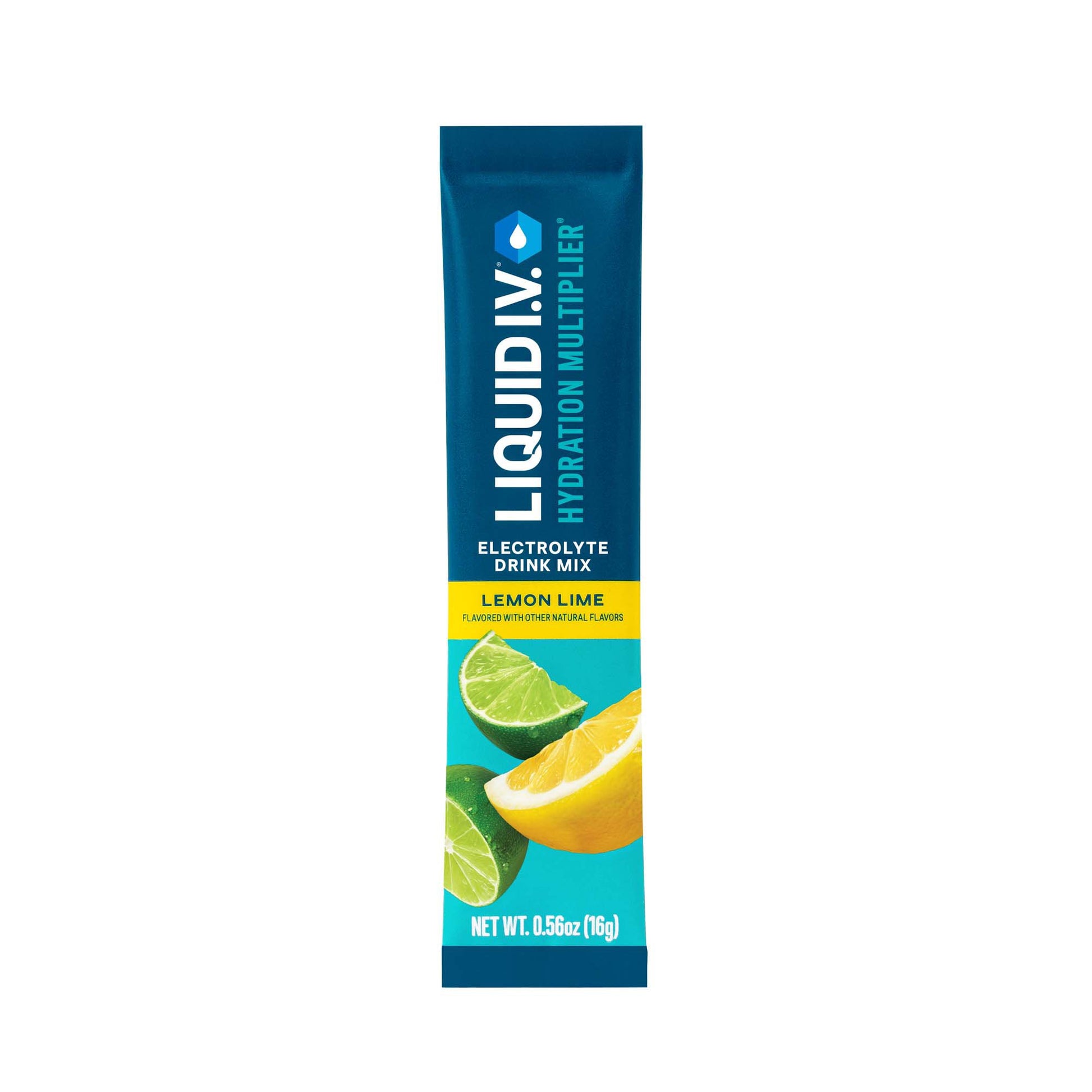 Oral Electrolyte Solution Liquid I.V. Hydration Multiplier Lemon Lime Flavor 0.56 oz.