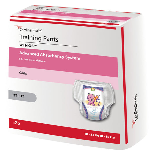 Curity™ Training Pants, Medium for Little Girls weighing 18 – 34 lbs.