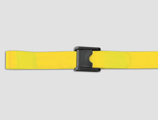 Gait Belt Posey EZ Clean 60 Inch Length Yellow Polyurethane Coated Webbing