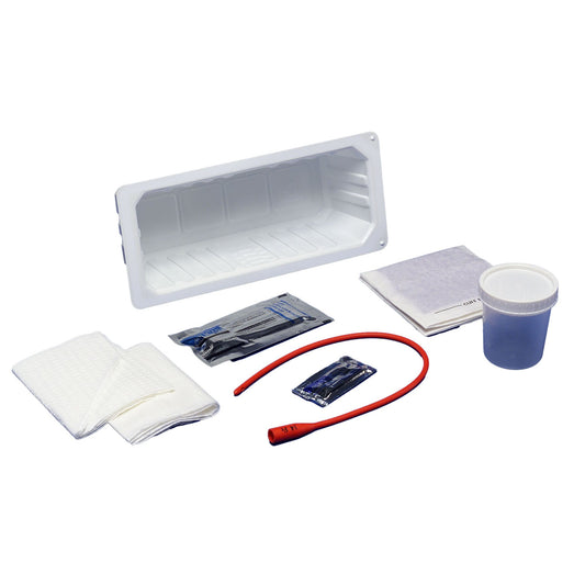 Dover™ Open Intermittent Urethral Catheter Tray, PVP