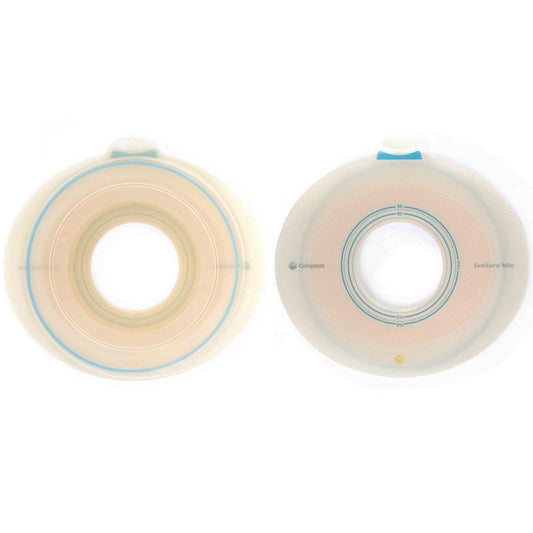 SenSura Mio Flex Ostomy Barrier, 45 mm Stoma Opening, Yellow Color Match