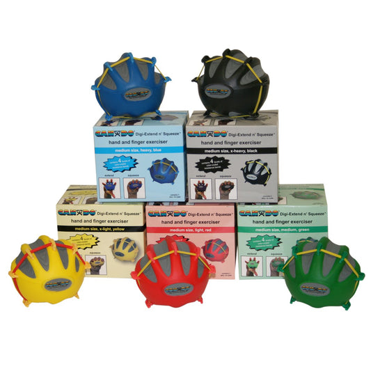 Digi-Extend n' Squeeze Finger / Hand Exerciser, Medium Resistance