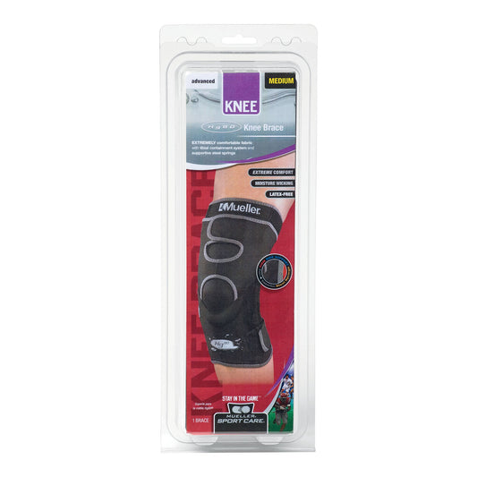 Knee Brace Hg80 Medium Pull-On / Hook and Loop Strap 14 to 16 Inch Knee Circumference Left or Right Knee