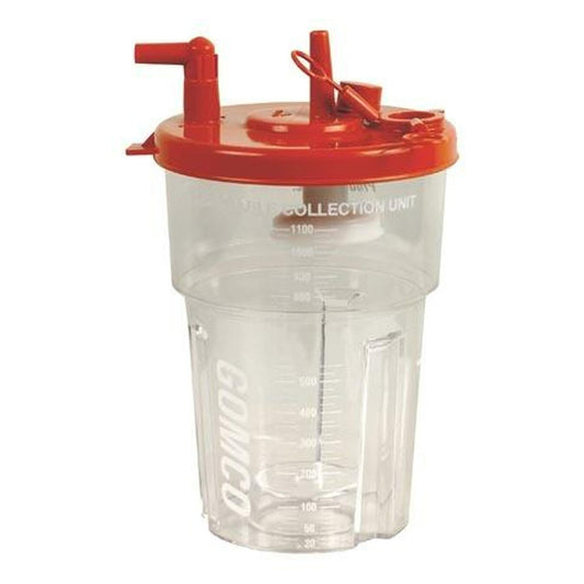 Gomco Suction Collection Bottle Kit for use with Gomco Aspirators, 1100 mL