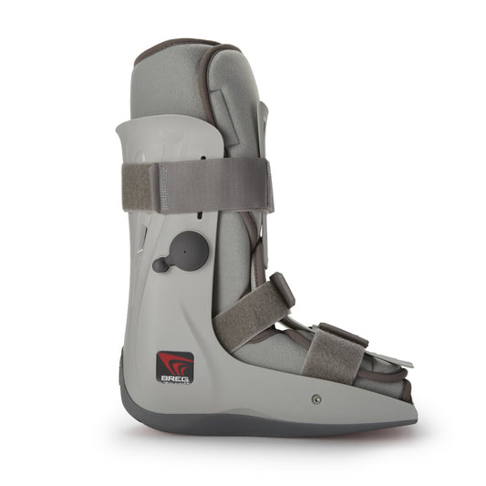 Breg Genesis Mid-Calf Air Walker Boot, Large, Gray