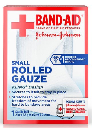 Band-Aid Sterile Conforming Bandage, 2 Inch x 2-1/2 Yard
