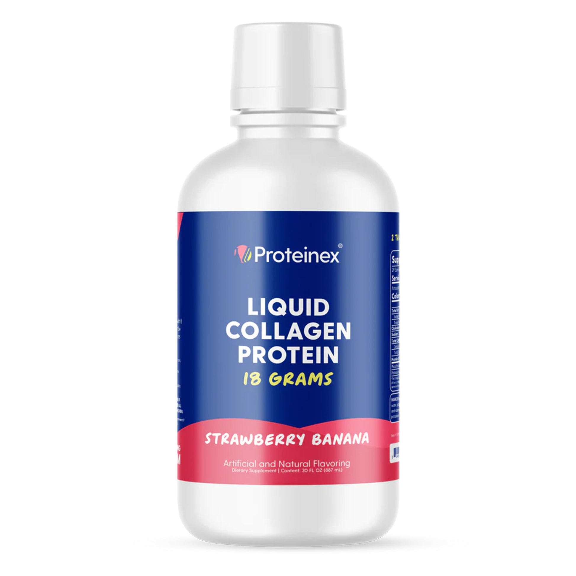 Oral Supplement Proteinex Strawberry Banana Flavor Liquid 30 oz. Bottle