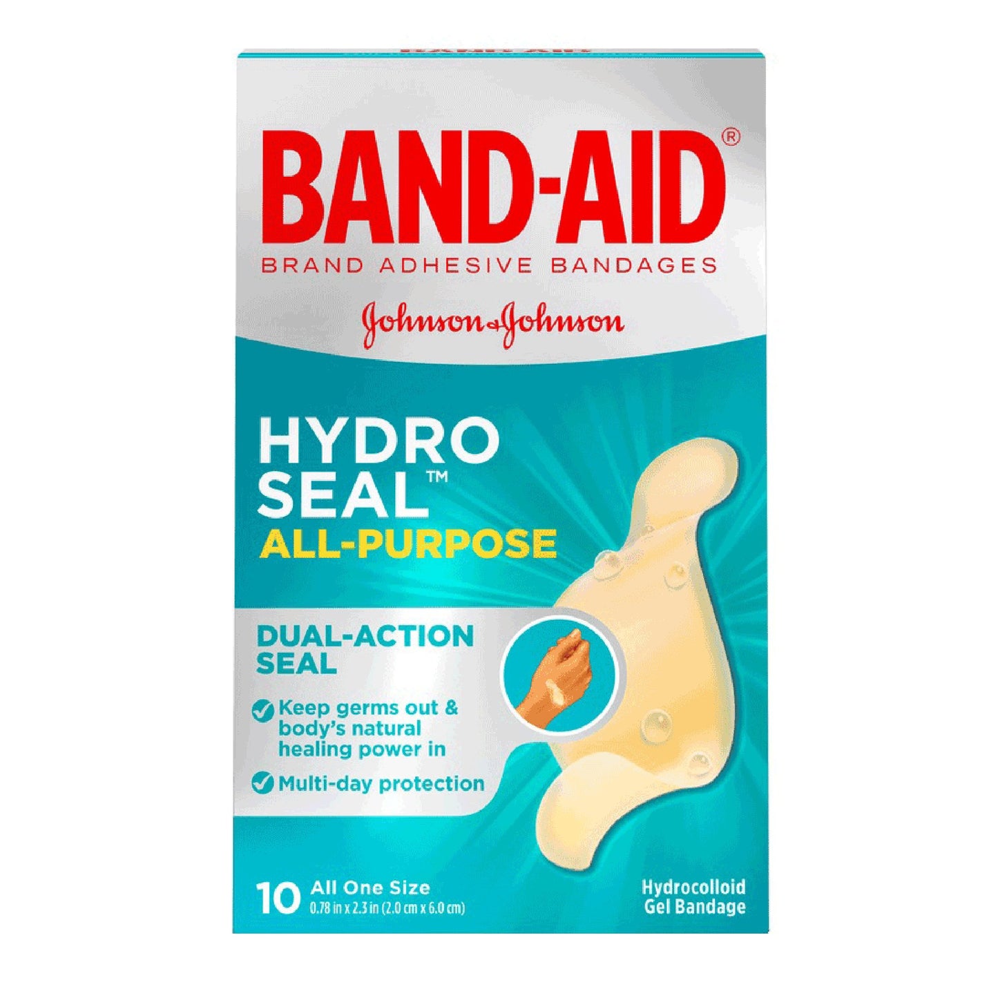 Band-Aid Hydro Seal All-Purpose Hydrocolloid Gel Bandages