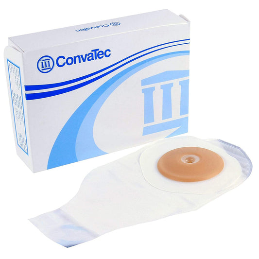 ActiveLife One-Piece Transparent Colostomy Pouch, Pre-cut to Fit 25mm Stomas